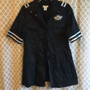 Halloween pilot pin up costume